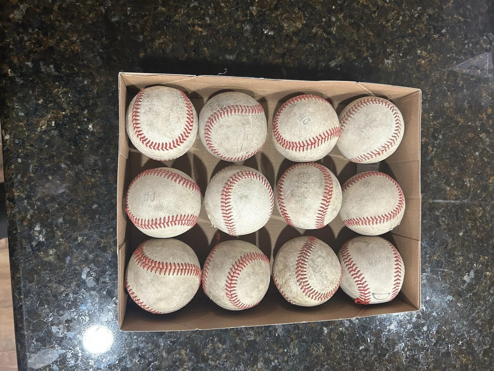 Lot Of 12  BASEBALLS GREAT For Indoor/outdoor Practice